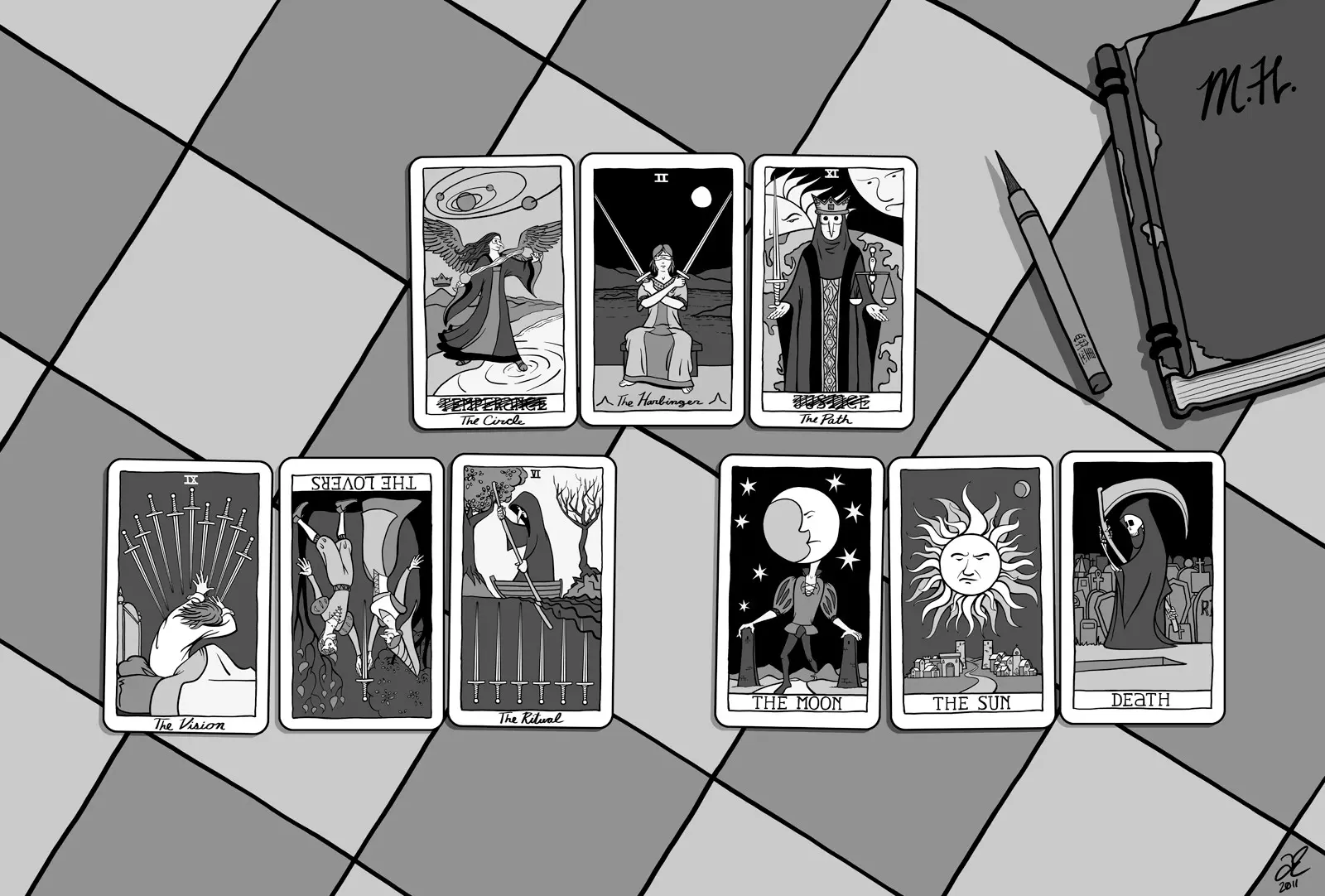 Bagaimana peruntungan hari ini menurut kartu tarot? (Sumber foto: Sarawilsonetienne.com)