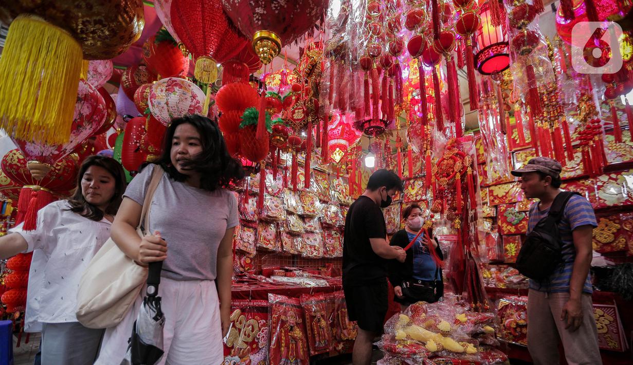 Perayaan tahun baru Imlek jatuh pada Sabtu 10 Februari 2024 mendatang. (Liputan6.com/Angga Yuniar)