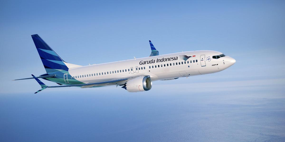 Ilustrasi Pesawat Garuda Indonesia