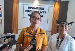 Kepala Dinas Perlindungan Perempuan dan Anak, Pengendalian Penduduk dan Keluarga Berencana, Iien Adriany. (Antara)