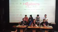 Mereka berkesempatan untuk nonton bareng film HIJABERS IN LOVE bersama dengan Walikota Bandung, Ridwan Kamil.