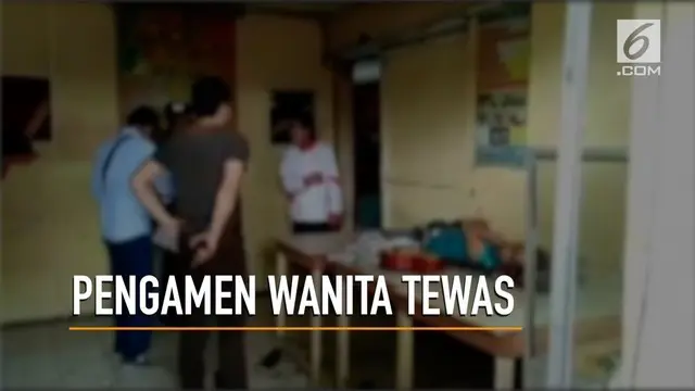 VIDEO: Minum Miras Oplosan, Pengamen Wanita Tewas