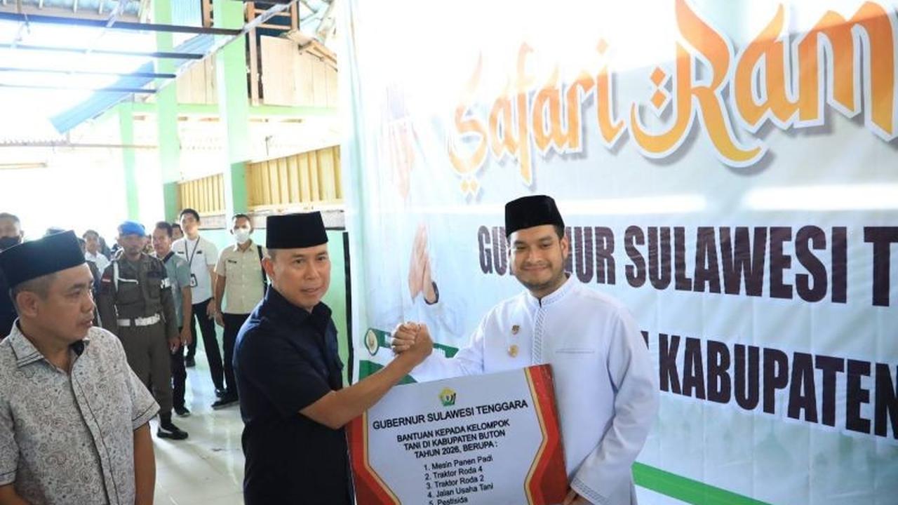 Gubernur Sultra Salurkan Bantuan Pertanian Buton Rp2,1 Miliar, Tingkatkan Ketahanan Pangan