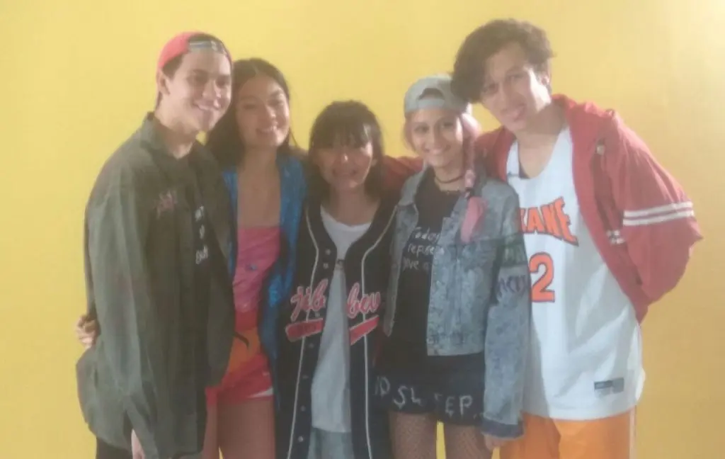 Upi dan pemain film My Generation. (Henry/Bintang.com)