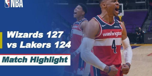 VIDEO: Highlights NBA, Washington Wizards Kalahkan LA Lakers 127-124