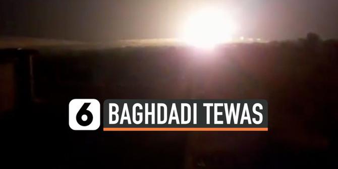 VIDEO: Rekaman Sebelum Al-Baghdadi Tewas Bunuh Diri