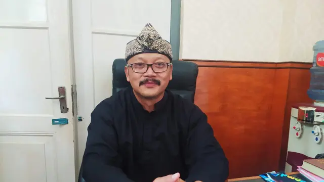 Wakil Ketua Paguyuban Asep Dunia, Asep Jaelani saat ditemui di ruang kerjanya, Kamis (27/8/2020).