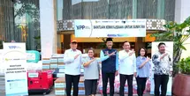 Sejak fase awal bencana, Emtek Group melalui Yayasan Pundi Amal Peduli Kasih (YPP) langsung menurunkan tim ke lokasi terdampak guna memastikan bantuan kemanusiaan tersalurkan secara tepat dan merata. Dok. Emtek