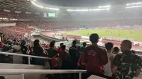 Timnas Indonesia Kalah dari Jepang, Suporter Tim Garuda Tetap Khidmat Nyanyikan Tanah Airku