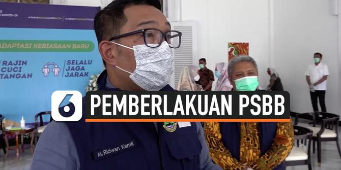 VIDEO: Pembatasan Pergerakan Masyarakat di Jabar Segera Diberlakukan