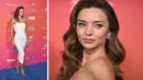 Foto kolase Miranda Kerr saat menghadiri  G'Day USA Arts Gala di Skirball Cultural Center,  Los Angeles pada Sabtu, 28 Januari 2023. Miranda Kerr tampil glamor dan seksi saat memimpin kedatangan selebriti di acara itu. (Photo by Richard Shotwell/Invision/AP)