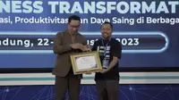 Gubernur Jawa Barat Ridwan Kamil saat menghadiri acara Indonesia Digital Conference 2023 yang digelar Asosiasi Media Siber (AMSI). (Foto: Dokumentasi AMSI)