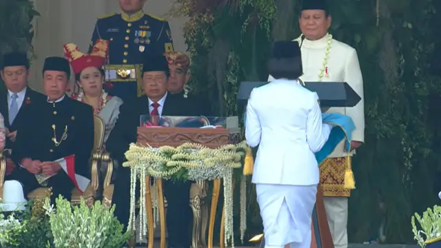 Momen HUT ke-80 RI di Istana