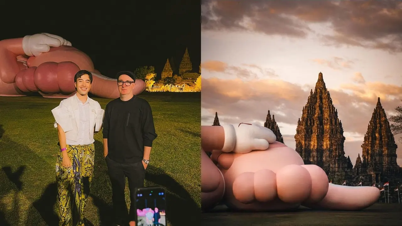 KAWS Holiday di Candi Prambanan