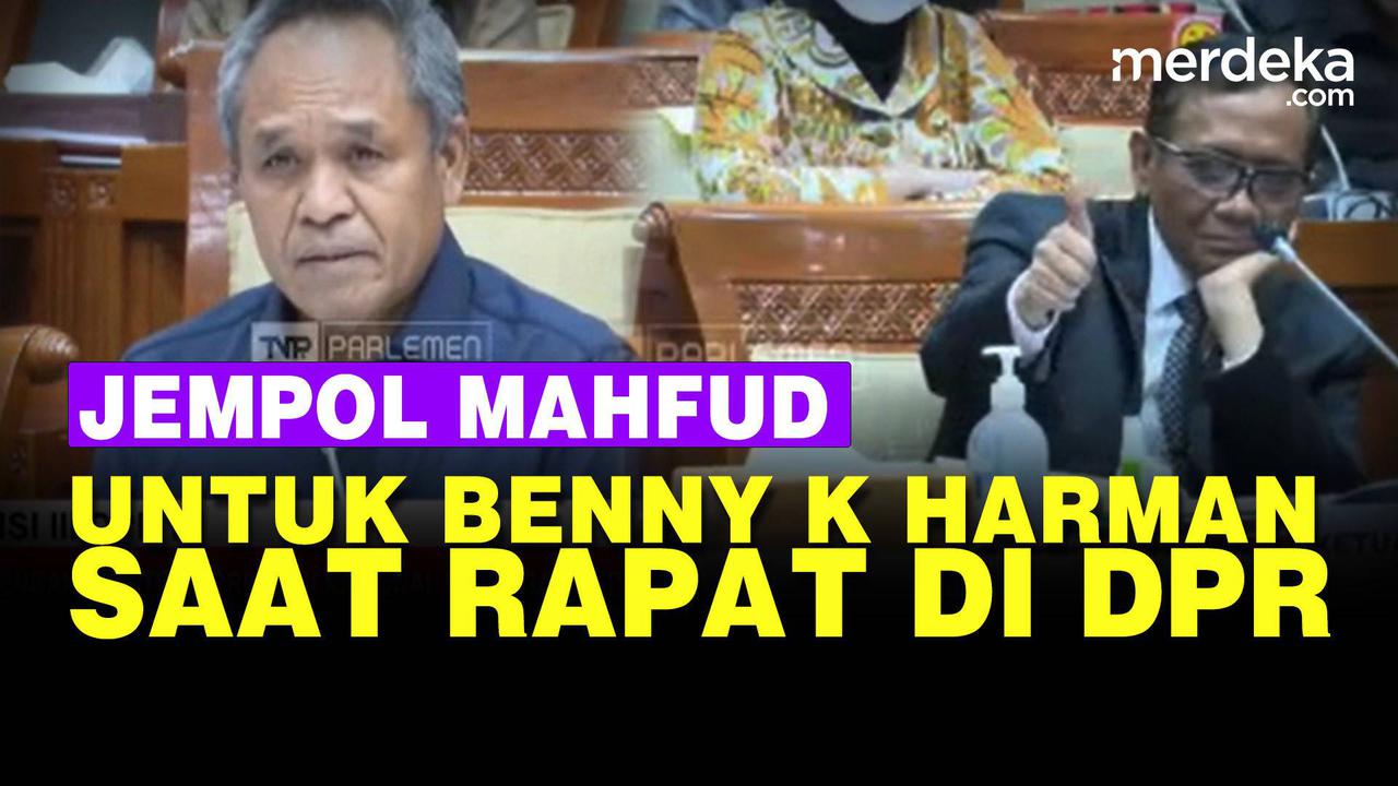 VIDEO: Benny Jelaskan Soal Tantangan Bongkar Data PPATK, Mahfud MD Kasih Jempol
