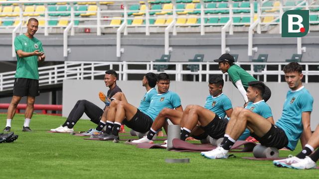 FOTO Sesi Latihan Timnas Indonesia di Stadion Gelora Bung Tomo Surabaya