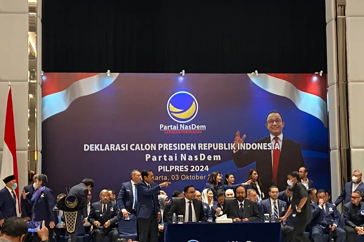 Partai NAsDem bakal mendeklarasikan Anies Baswedan sebagai calon presiden. (Liputan6/Radityo Priyasmoro)