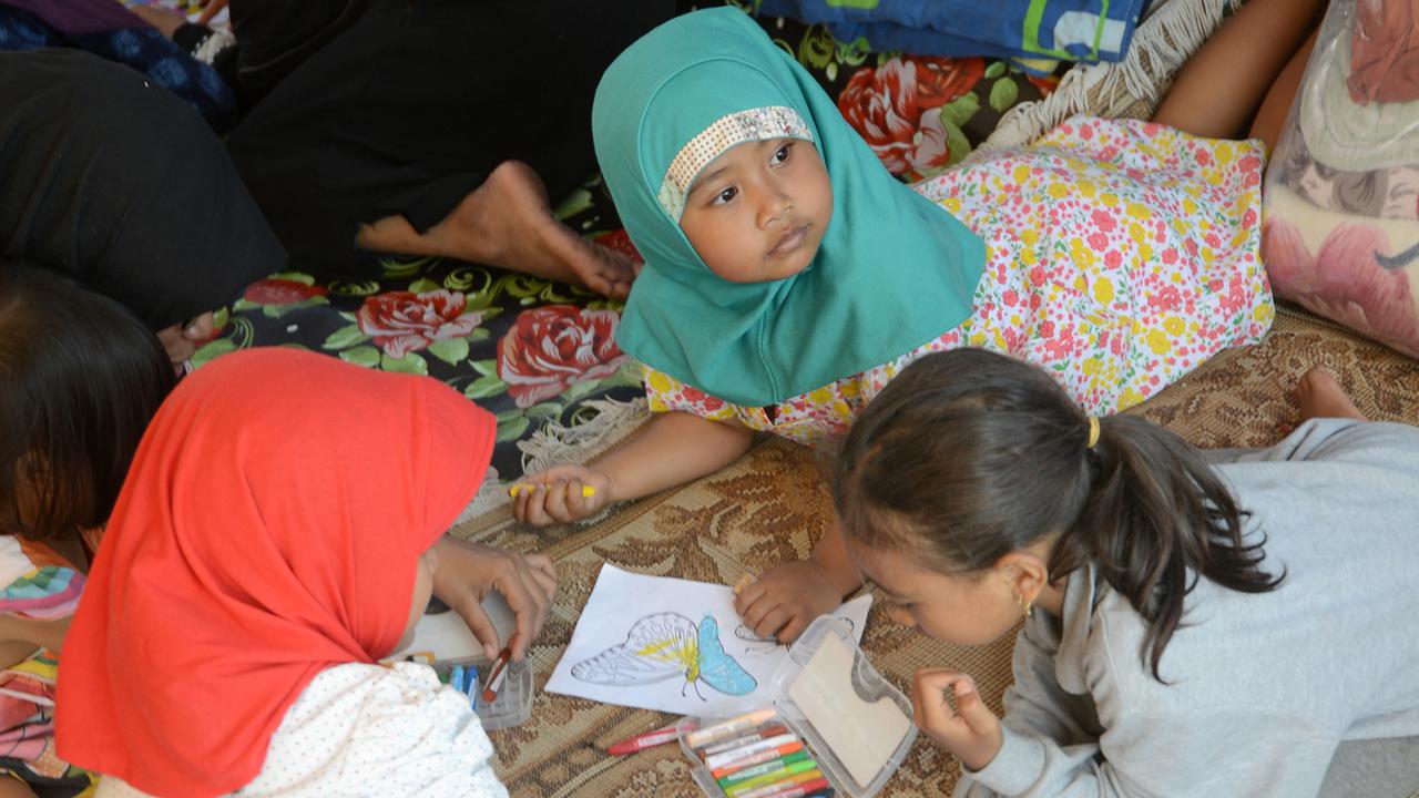 Anak-anak Korban Gempa Lombok