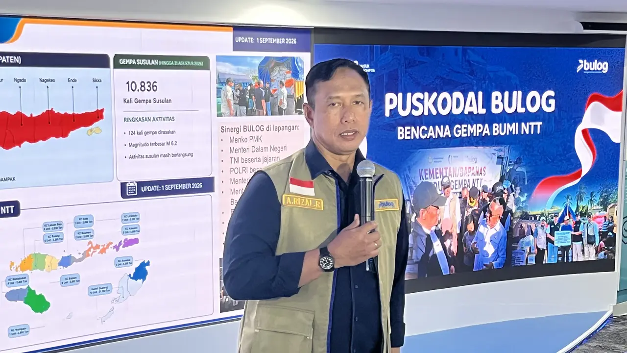 Bulog Salurkan 1.321 Ton Beras untuk Korban Gempa NTT