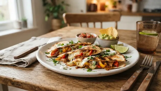 Quesadilla Isi Keju dan Sayuran