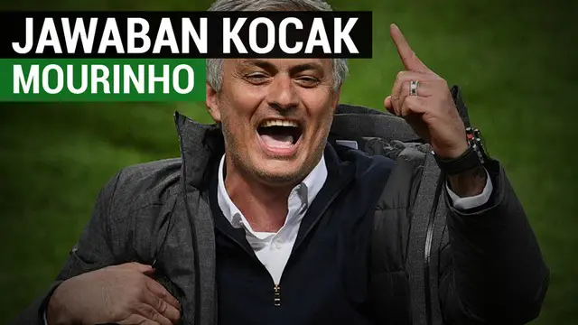 VIDEO: Mourinho Jawab Kritikan dengan Pasang Lagu Liga Champions