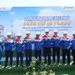 Pertamina melakukan groundbreaking proyek pengembangan pembangkit listrik tenaga Surya (PLTS) di Kilang Plaju