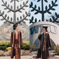 Beby Tsabina dan Yoriko baru saja lulus di kampus yang sama [instagram/bebytsanina dan instagram/yoriko_angln]