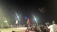  Kembang Api dan Tabuh Bedug Sambut Jokowi di Monas