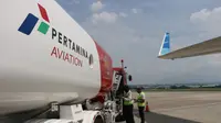 Pertamina Tetap Siagakan Stok Avtur Seluruh Bandara di Wilayah Jawa Bagian Tengah.