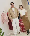 Nikita Willy bersama Indra Priawan baru saja menghadiri acara preview Spring Summer Uniqlo 2026. Keduanya pun tampil kompak dengan busana kasual earth tone. [@nikitawillyofficial94]