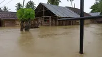 Banjir Melanda 4 Kecamatan di Poso, 1.046 KK Terdampak