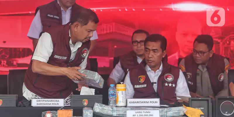 Bareskrim Polri Ungkap Kasus TPPU Hasil Peredaran Narkoba dengan Barang Bukti Senilai Rp211 Miliar