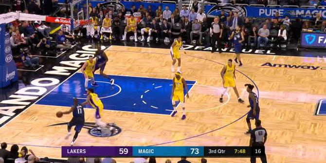 VIDEO : GAME RECAP NBA 2017-2018, Magic 127 vs Lakers 105