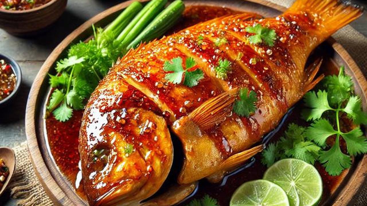 Resep Ikan Bakar Madu, Hidangan Lezat untuk Meriahkan Malam Tahun Baru | copyright ChatGPT/AI