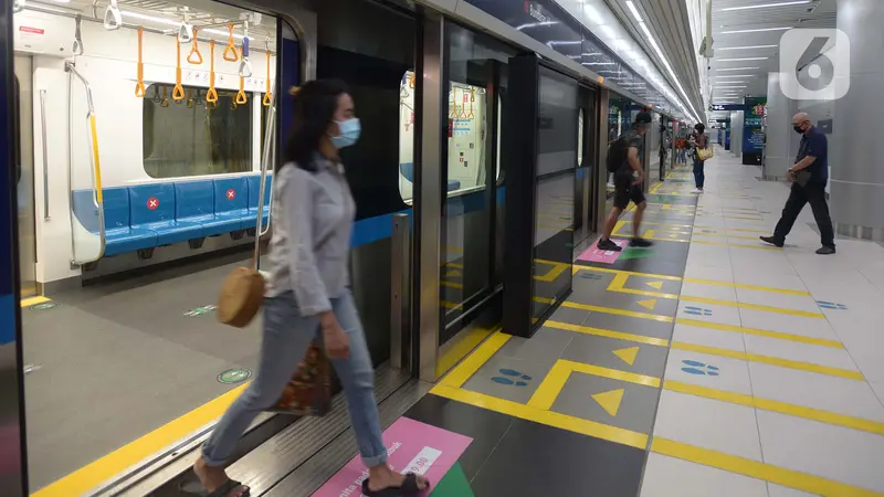 Layanan MRT Jakarta Kembali Normal