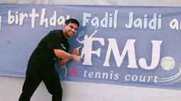 Fadil Jaidi Ungkap Rasa Haru Dapat Kado Lapangan Tenis, Ini Harapannya