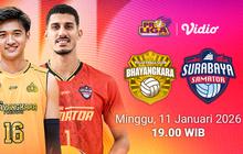 Saksikan Live Streaming Proliga 2026 Pekan Ke-1: Jakarta Bhayangkara Presisi vs Surabaya Samator, Tayang di Vidio