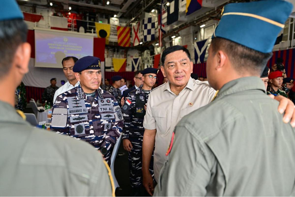 FOTO: KRI Brawijaya-320, Frigate Terbesar se-Asia Tenggara Resmi Perkuat TNI AL