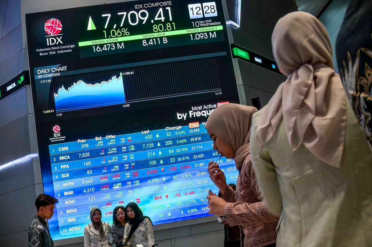 FOTO: IHSG Bangkit 1,12% Usai Guncangan Pergantian Menkeu