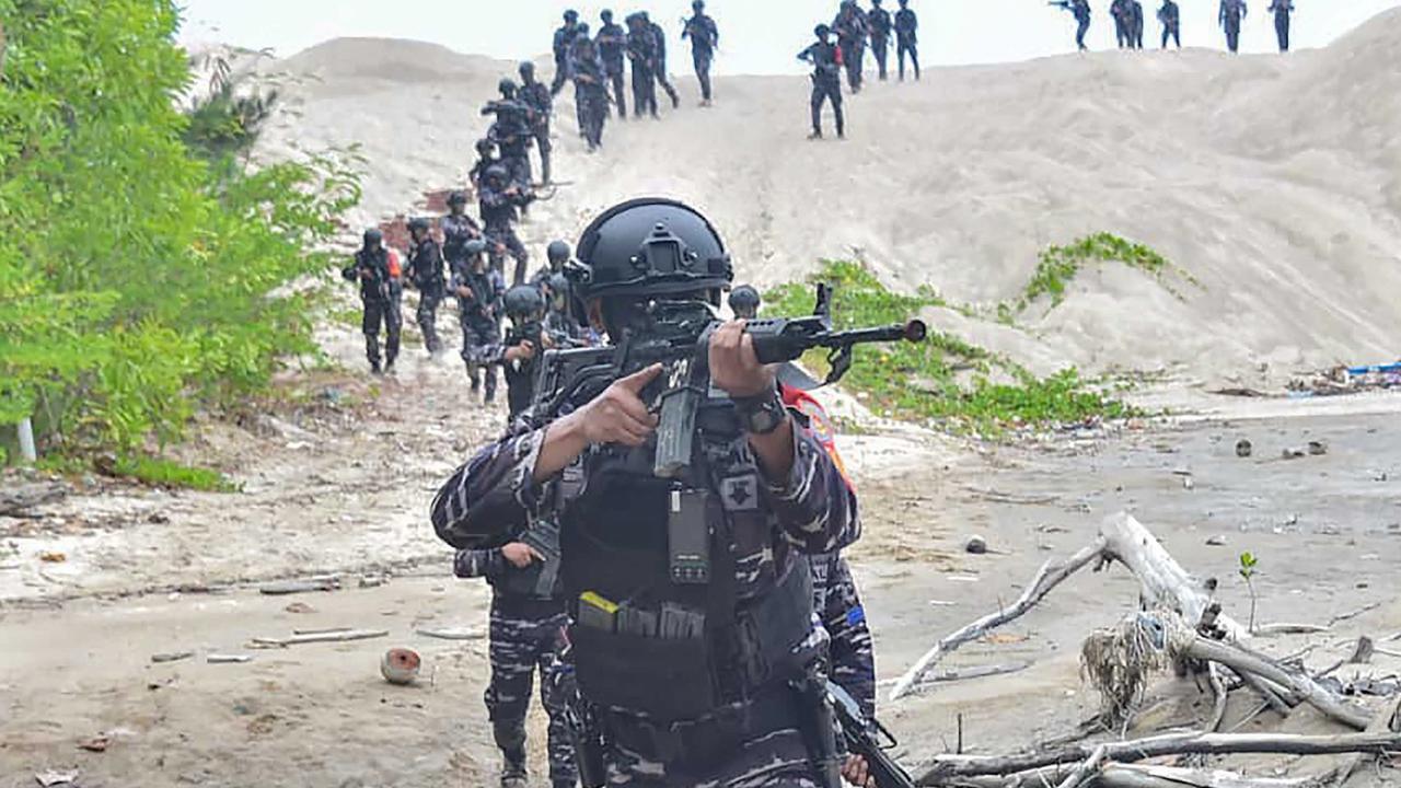 FOTO: TNI AL Gelar Latihan Anti Akses dan Anti Amfibi di Bangka Belitung