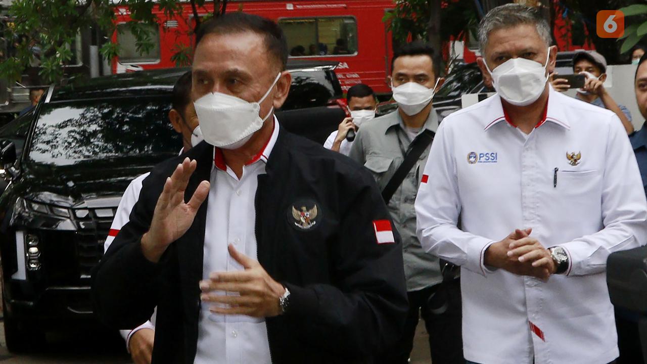 Foto: Hindari Wartawan, Ketua Umum PSSI Mochamad Iriawan Penuhi Panggilan Komnas HAM Terkait Tragedi Kanjuruhan