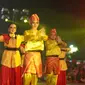 Kemendikbudristek sukses gelar malam puncak Festival Keris Siginjai di Graha Sinjai, Kantor Wali Kota Jambi pada Sabtu 3 Agustus 2024 menampilkan berbagai acara yang menarik. (Istimewa)