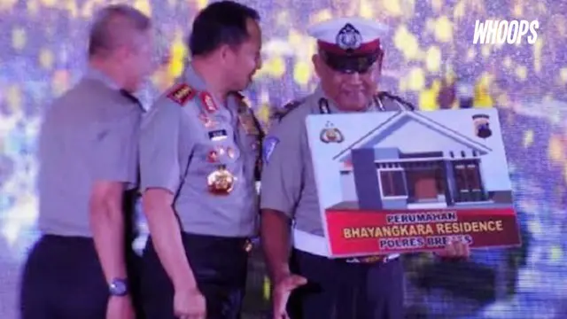 WHOOPS: Polisi Pengguna Ontel dapat Hadiah Rumah dari Kapolri