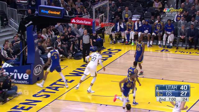 Berita Video Highlights NBA 2019-2020, Utah Jazz Vs Golden State Warriors 129-96