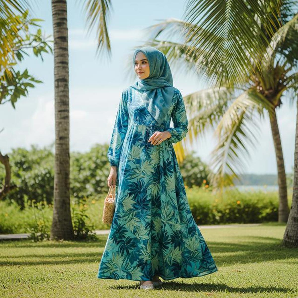 7 Model Gamis yang Tetap "Rapi &amp; Adem" untuk Komuter Motor Setiap Hari