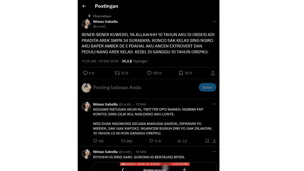Soraya Intercine Films tertarik membuat film yang diangkat dari utas viral milik Nimas ini