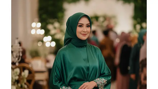 Gamis Satin Premium Tampil Mewah di Acara Spesial