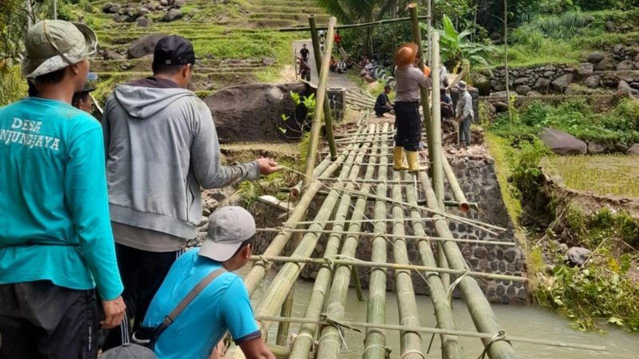 Pembangunan Jembatan Garut Putus di Pakenjeng Dimulai, Akses Warga Kembali Normal