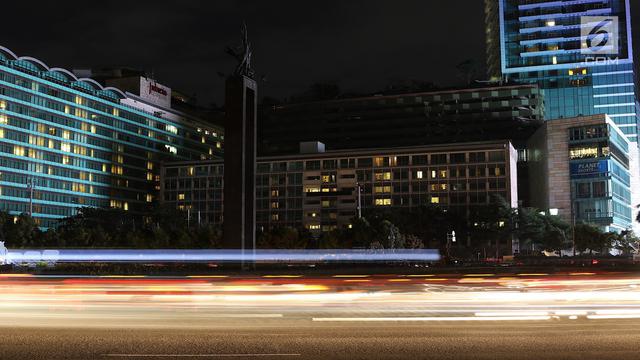 Earth Hour di Bundaran HI