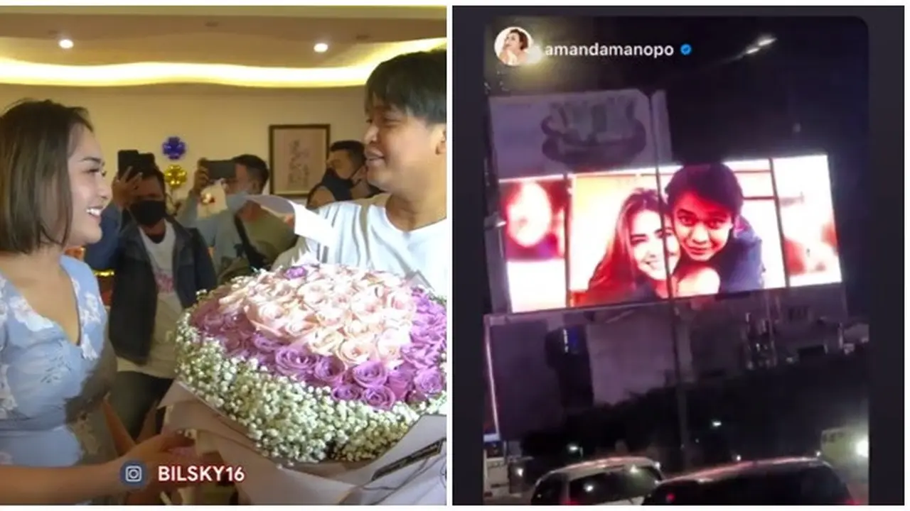 6 Momen Ulang Tahun Amanda Manopo, Billy Syahputra Sampai Sewa Billboard
